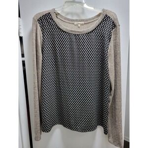 Le Lis‎ Grey long sleeve top